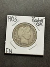 1903 P Barber Silver Quarter FN Fine Condition U.S. 25c Type Coin (Raw18766)