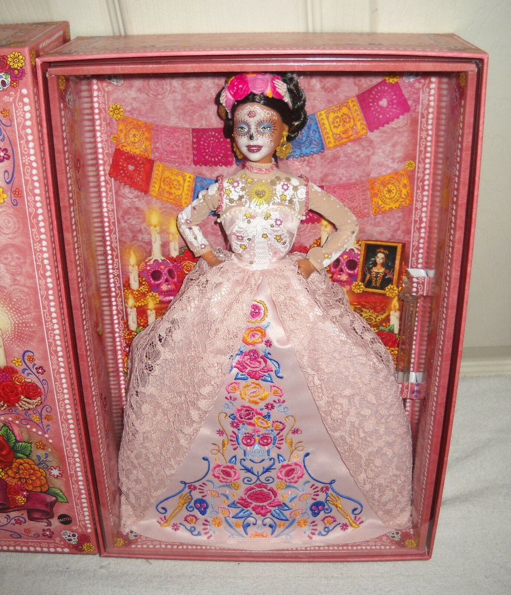 10755 NRFB Mattel 2020 Dia De Los Muertos Day of the Dead Barbie