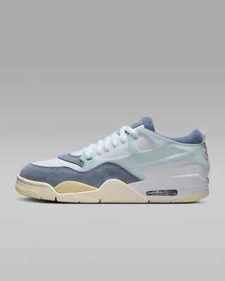 New Nike Air Jordan 4 RM Shoes - Diffused Blue/ Ashen Slate