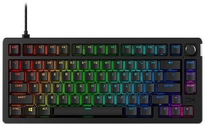 HyperX Alloy Rise 75 Gaming-Tastatur, Schwarz (DE-Layout, Linear Switch, RGB)