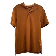 Old Navy Men's Short Sleeve Polo Top Size Medium Rust