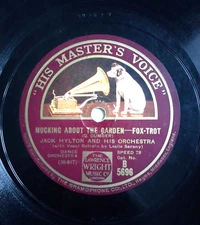 JACK HYLTON Mucking About The Garden / Let Me Dream In.. UK HMV 78 record 1929