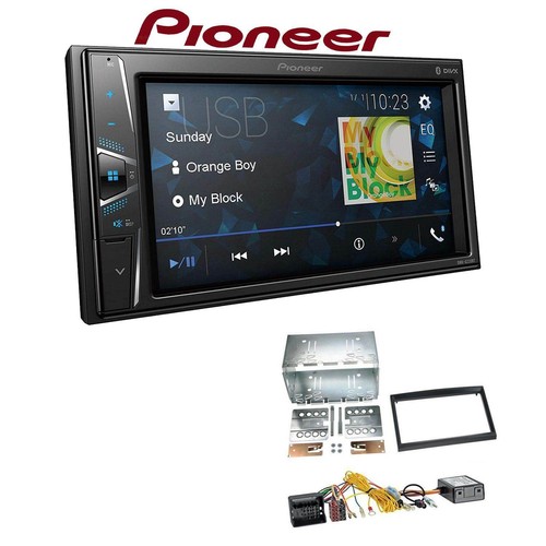 Pioneer Autoradio Bluetooth USB für Peugeot 207 ab 2005 schwarz inkl Canbus - Bild 1 von 5