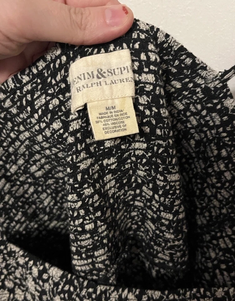 Ralph Lauren Denim & Supply  Medium Floral Cotton One-Piece Romper Sleeveless - Image 3 of 4