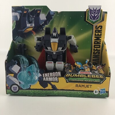 Transformers Bumblebee Cyberverse Adventures Ramjet Action Figure Energon Armor