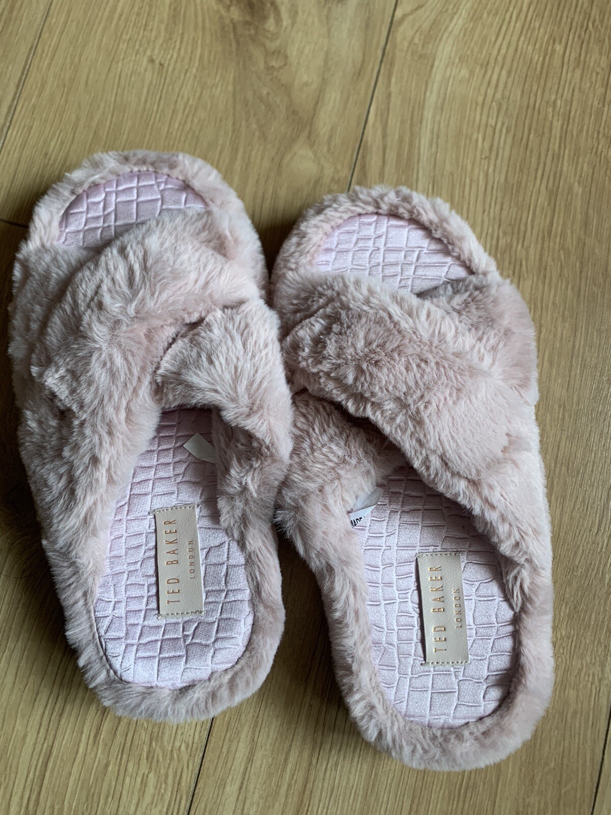 Ted Baker Dusky Pink Ladies Slippers Size 5 /38