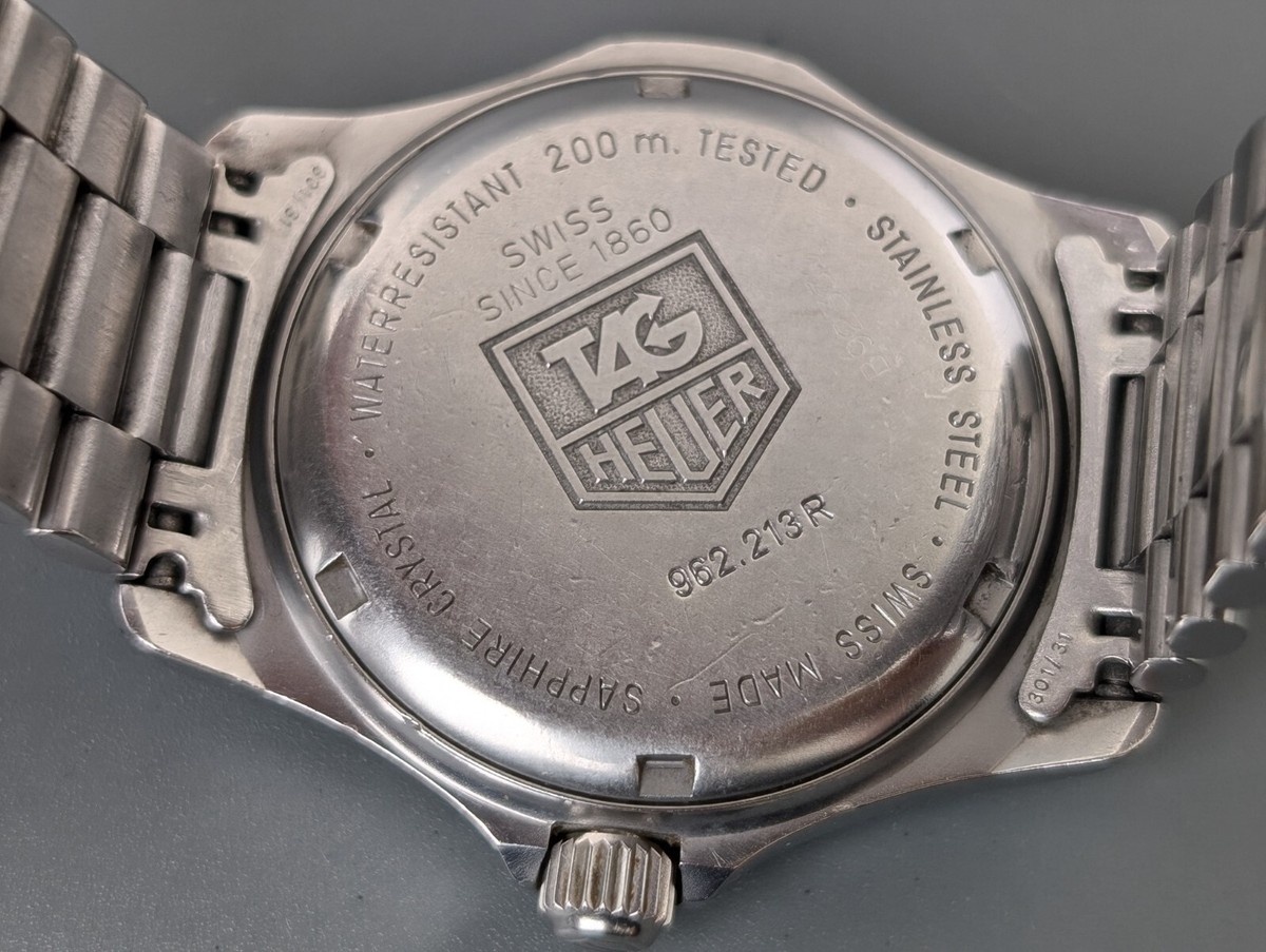 Tag Heuer 2000 Professional 962.213R Gray Dial Men's Quartz Watch