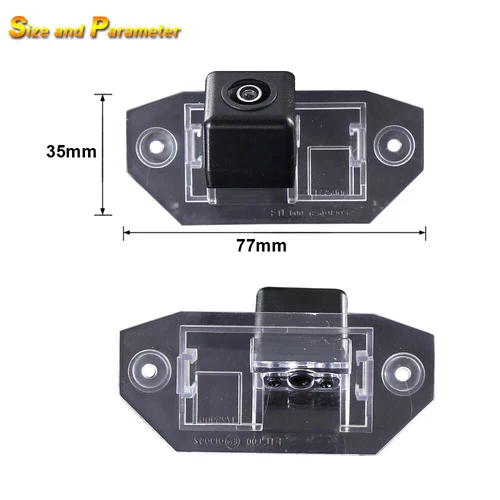 Cámara de marcha atrás CCD para Ford Mondeo MK3 MKIII 4/5D hatchback B4Y BWY familiar sedán - Imagen 3 de 7