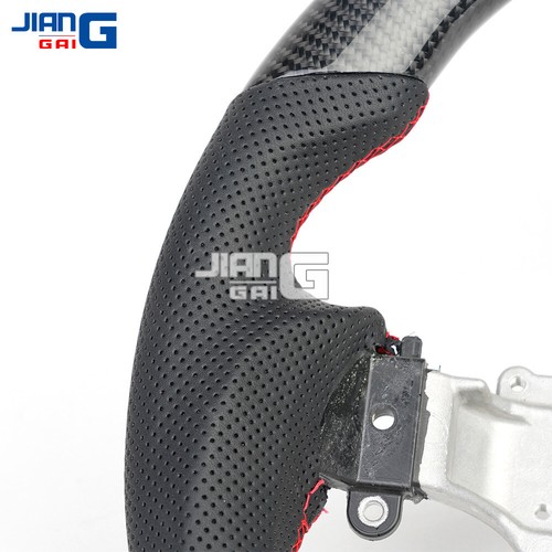 Real Carbon Fiber Sport Steering Wheel Fit Lexus ES350 ES250 ES300H 2012-2017 - Picture 6 of 9