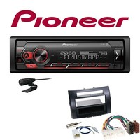 Pioneer 1-DIN Bluetooth Autoradio Android USB FüR Toyota Corolla Verso Schwarz