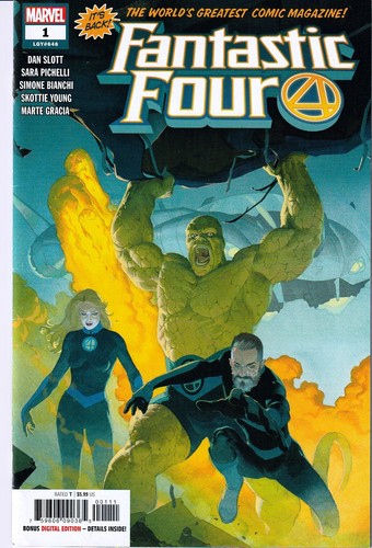 Fantastic Four #1 oversized issue (2018 Marvel) NEAR MINT 9.4