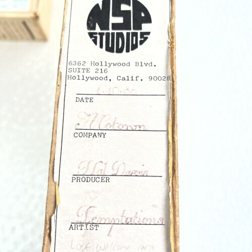 Extremely Rare Studio Reel 24 Tracks Temptations Band Motown Records - Picture 18 of 22