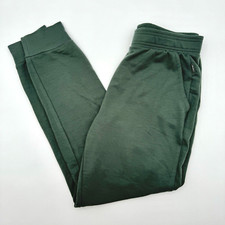 Eddie Bauer Women's Fleece Lounge Jogger Size S Side Pockets Olive