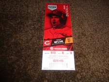 CINCINNATI REDS 2017 TICKET STUB 5/5/17 VS GIANTS~Bronson Arroyo LAST MLB WIN