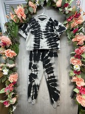 Fashion Nova 2-Piece Sweatsuit size Extra Small XS Tie Dye Pants  Top 2 PC