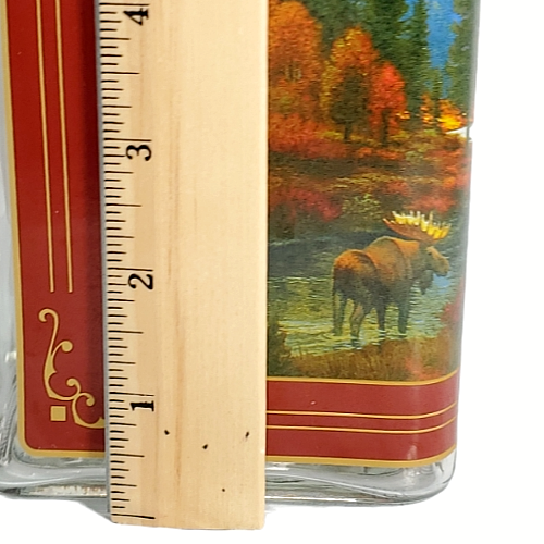 Square Glass Canister Jar and Lid w/Gasket Seal - Mark Keathley "The Grand" - Picture 3 of 11