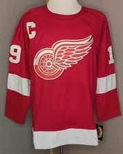 Steve Yzerman Detroit Red Wings Red & White "1987-2007 Throwback" CCM NHL Jersey