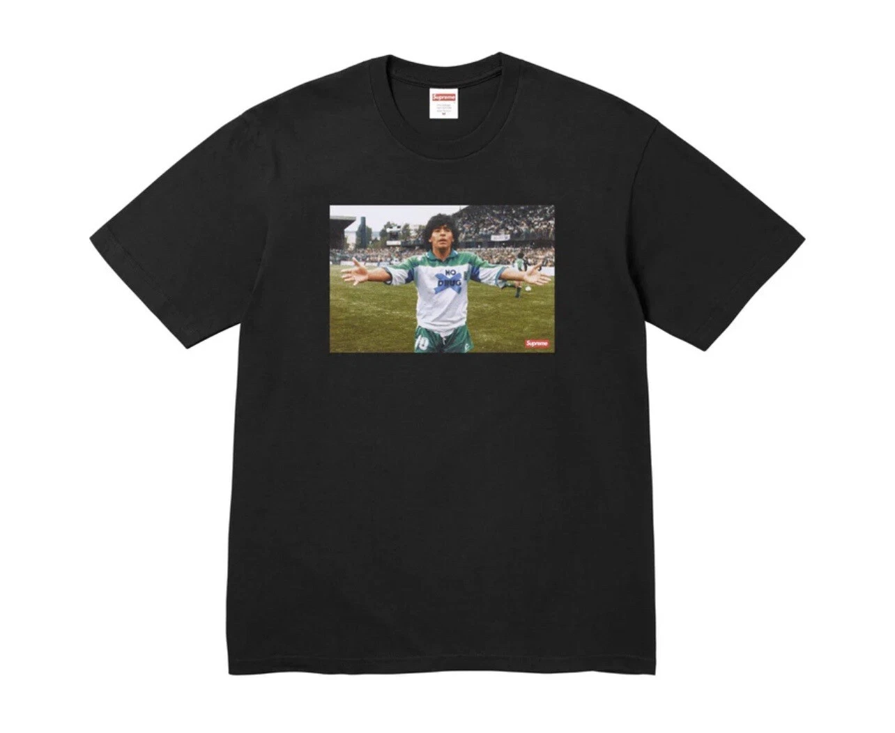 T shirt Supreme Maradona noir taille XL SS24 T Shirt NEUF SCELLÉ