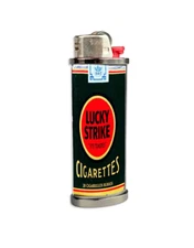 Lucky Strike ad Lighter sleeve Handmade FREE SHIPPING