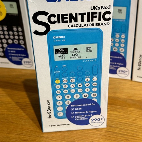 ๐ข Casio Scientific Calculator School Classwiz GCSE Blue Boys FX-85GT CW - Picture 2 of 4