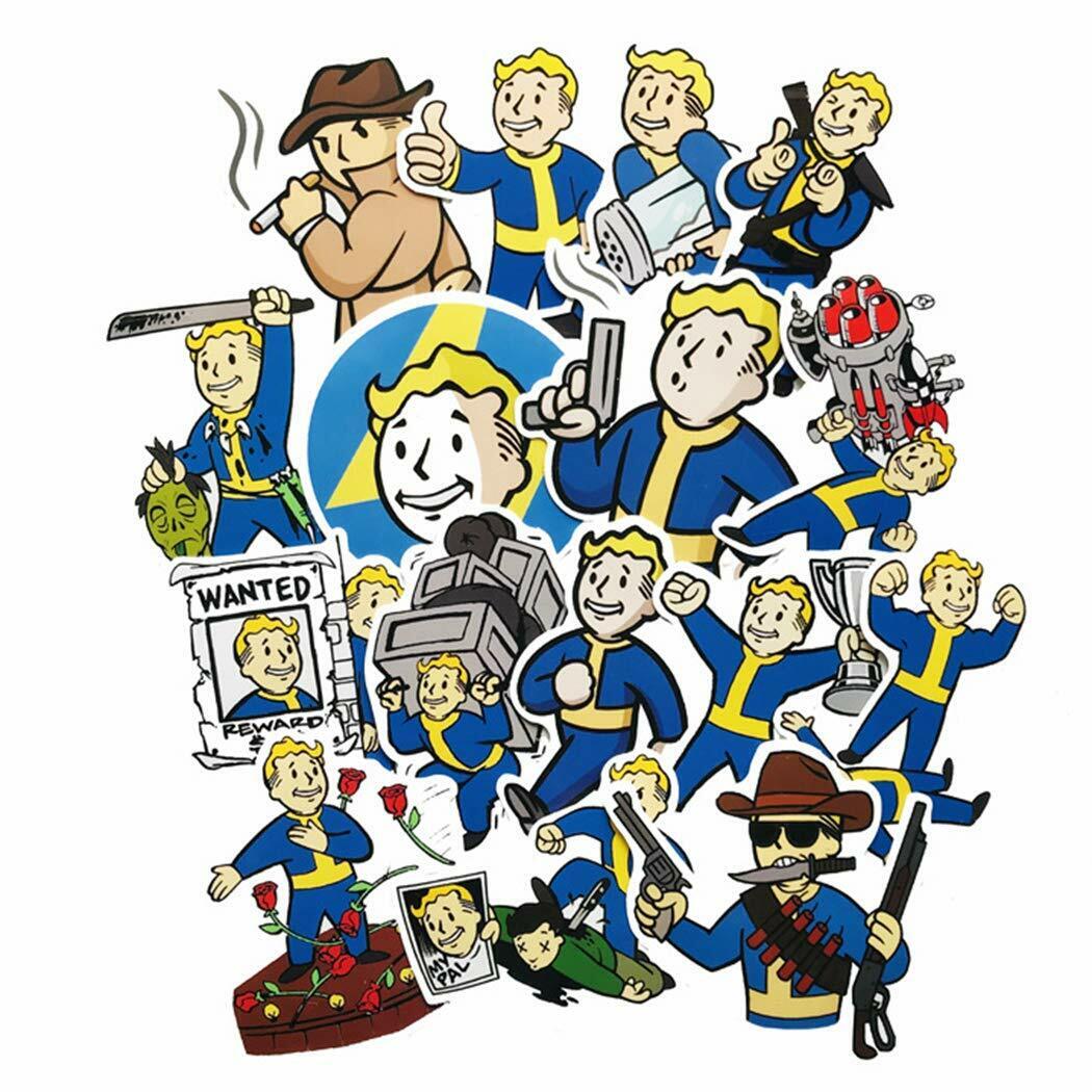 Fallout 3 4 76 New Vegas Stickers Sticker Perks Video Game You Pick or Set