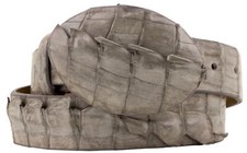 Kids Light Brown Western Belt Cowboy Wear Real Crocodile Tail Skin Leather