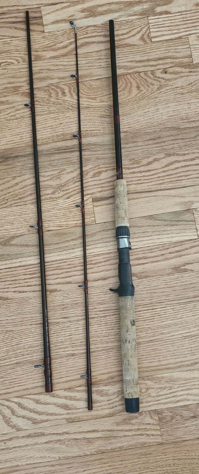 RARE G Loomis LR 8443C 7'0" IM6 Heavy Casting Rod 3pc Travel Rod