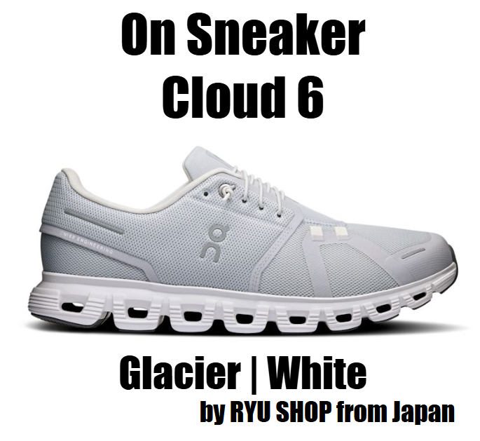 On Men's Sneaker Cloud 6 3MF10070070 Glacier | White | eBay