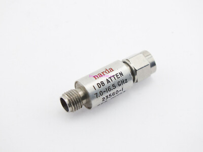 Narda SMA Attenuator 1dB 1W 7-16.5 GHz