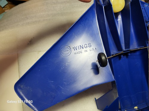 Cox US Navy Wings F-15 Tether Plane No Engine - Picture 10 of 12