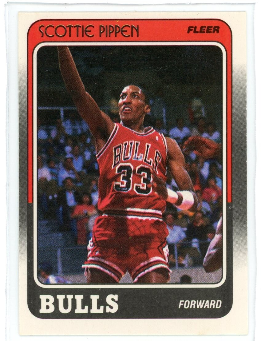 1988-89 Fleer Basketball #20 Scottie Pippen Rookie Card RC NM
