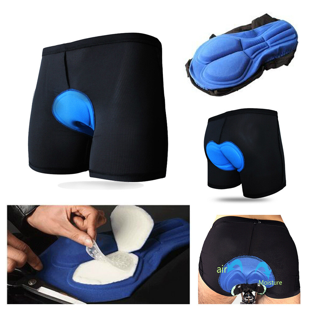 Pantalones Cortos De Ciclismo Ropa Interior De Bicicleta Masculina 3D Acolchado