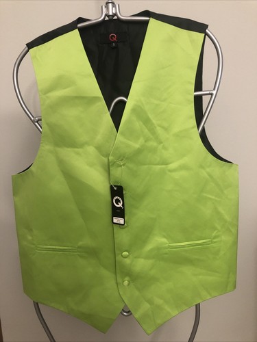 Mens Brand Q Satin Suit Vest (Prom, Wedding, Party) Fashion Designed from Italy. - Picture 5 of 19