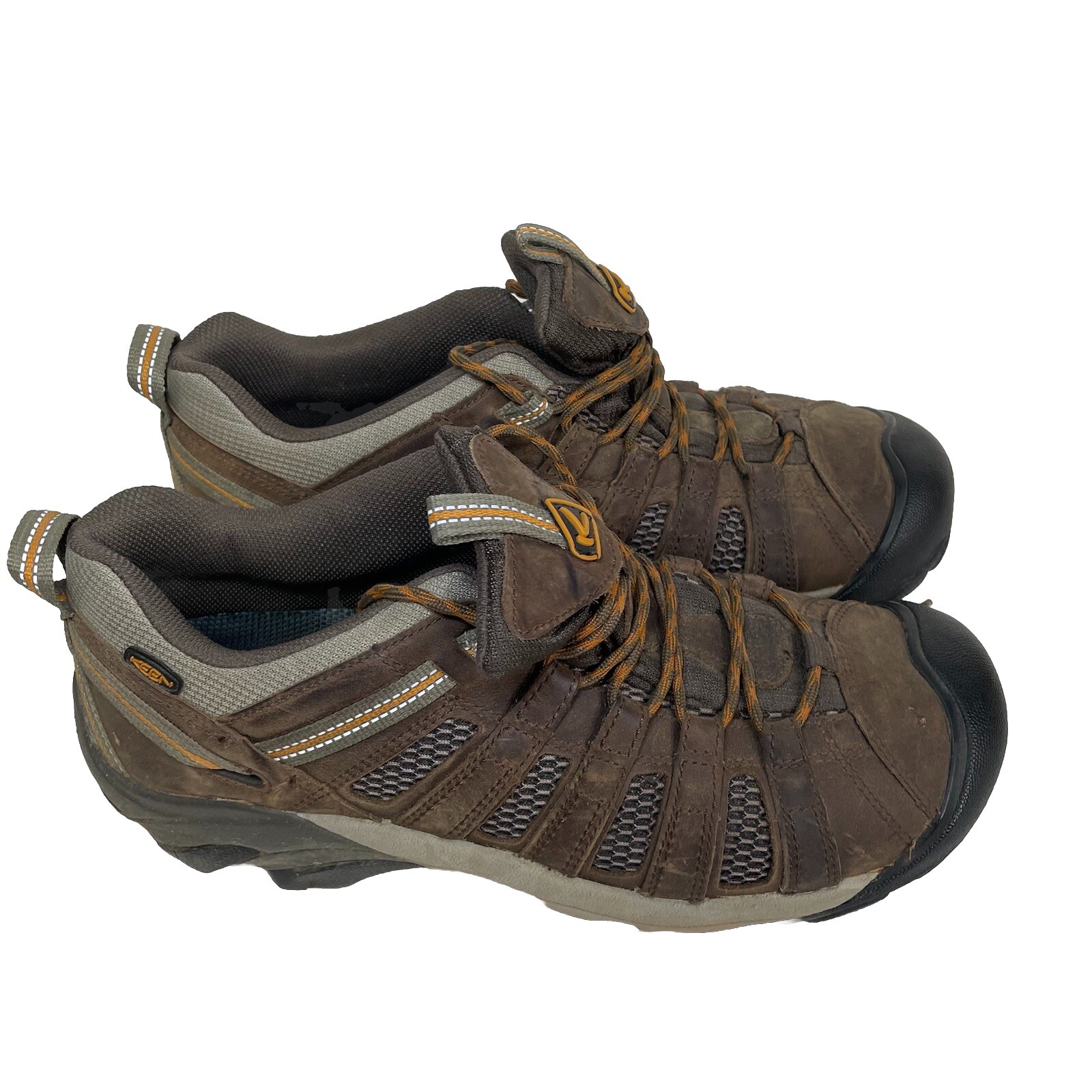 Scarpe da trekking Keen Voyager uomo taglia 10 5 pelle marrone ventilata 1002570