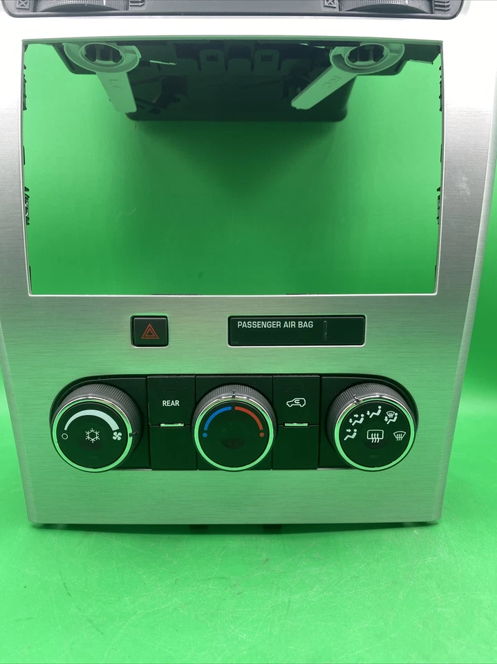 07-12 GMC ACADIAT Control de clima de temperatura 20917131 con bisel ventilaciones Foto 2 de 4