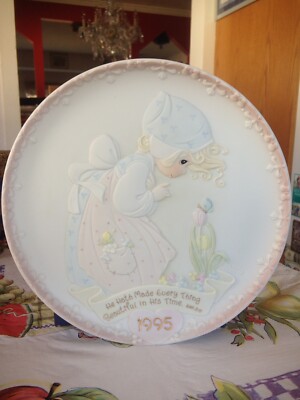 1995 Precious Moments He Hath Made Every Thing Beautiful In His Time Plate Rare
