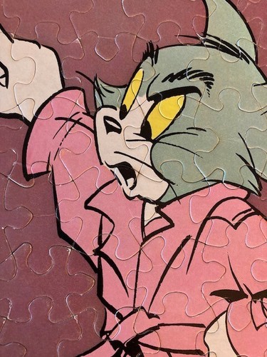 Tom and Jerry Puzzle 99 Pieces Vintage COMPLETE 10" x 13" Whitman 1967 - Picture 5 of 10