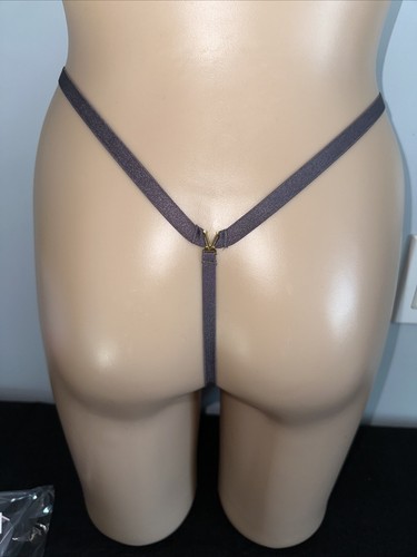 Victoria's Secret String Satin Adjustable Strap Grey, Red, Pink Size SMALL # 210 - Picture 3 of 8