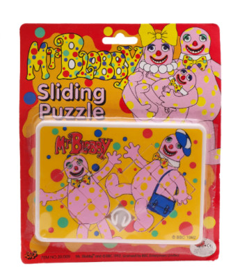 Mr Blobby Retro Schiebepuzzle - Original 1992 Lizenzartikel