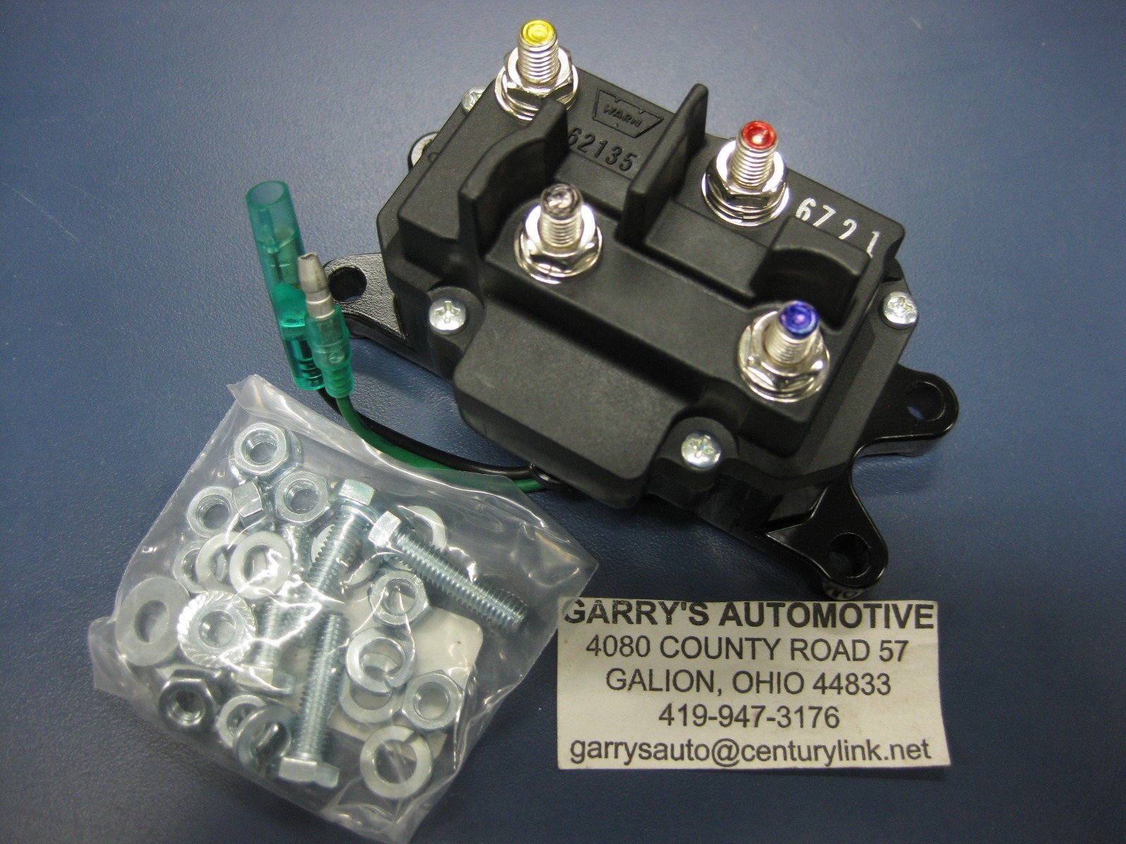 Warn 63070 Contactor Pack XT25 XT30 RT25 RT30 3.0ci 2.5ci A2500 ATV