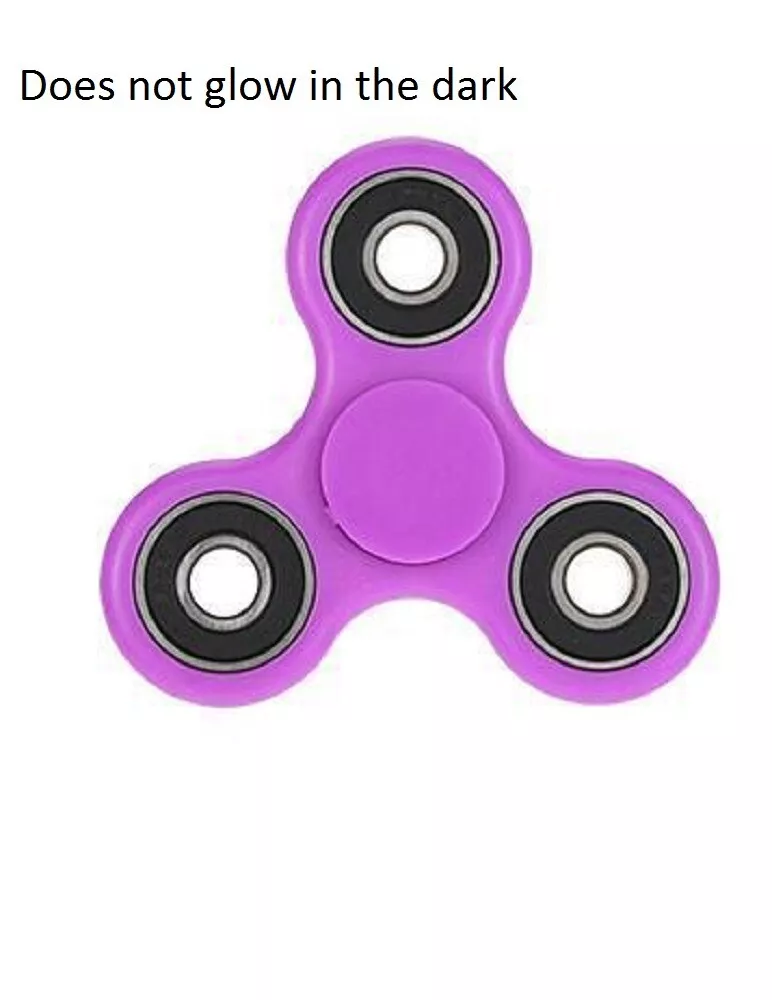 Widget Hand Stress Relief Focus Fidget Spinner Toy - Purple 0683