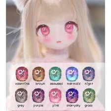 Doll Eyes with Metallic Effect Eyes for Bjd 1/12 1/8 1/6 1/4 1/3 Bjd Doll Eyes