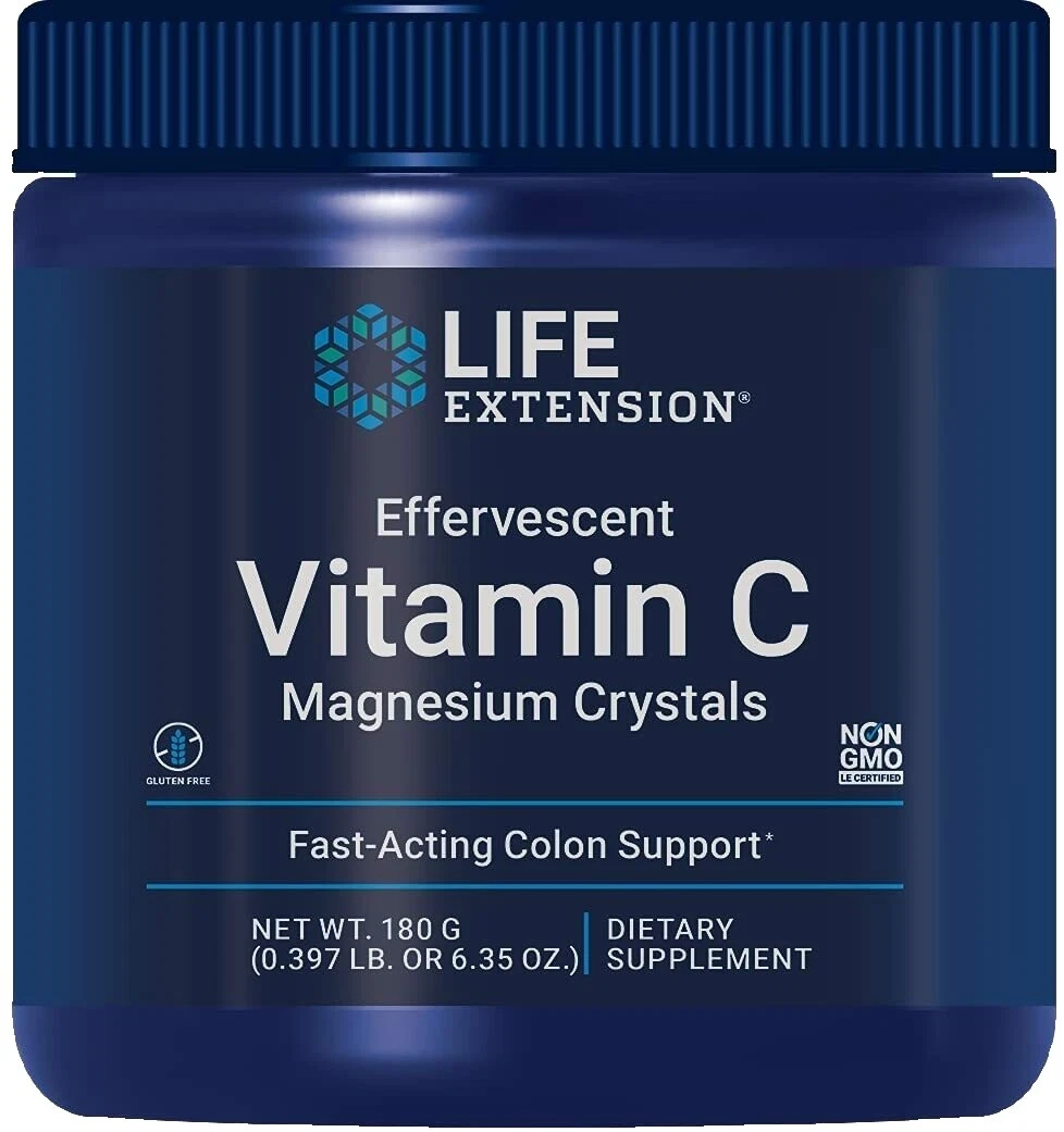 Polvo de magnesio Life Extension vitaminas y minerales