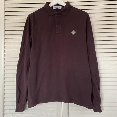 stone island long sleeve polo Medium UK