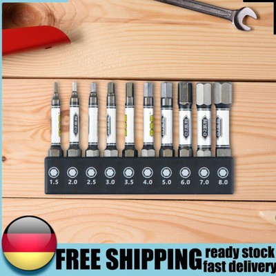 10Pcs 1/4 Inch Batch Head Useful Hand Electric Drill Bit Power Tool Accessories