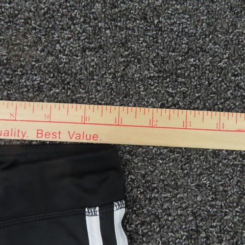 Adidas Leggings Girls Large Black & White Running Workout Gym Breathable Youth - Picture 3 of 10