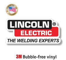 LINCOLN SOLDADOR ELÉCTRICO CALCOMANÍA PEGATINA 3M HECHO EN EE. UU. CAMIÓN VEHÍCULO VENTANA PARED COCHE