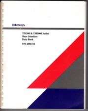 Tektronix TM500/TM5000 Rear Interface Data Book