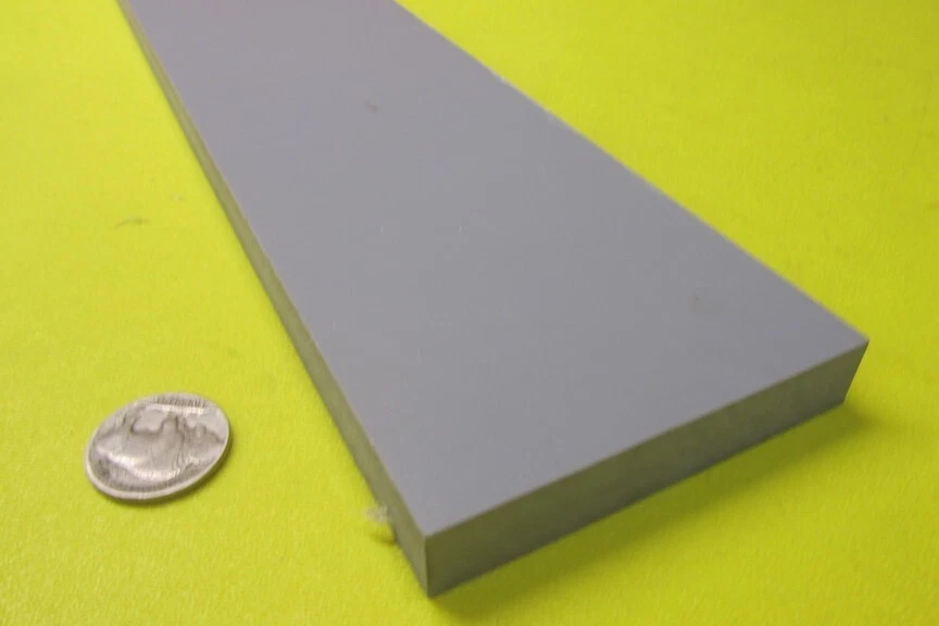 CPVC Bar, Gray, .500" (1/2") Thick x 3.00" Wide x 24" Length - Image 2 of 4