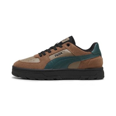 PUMA Caven 2.0 Cow Split Leather Low top Skateboard Shoes Unisex Brown 397467-01